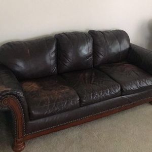 Leather couch